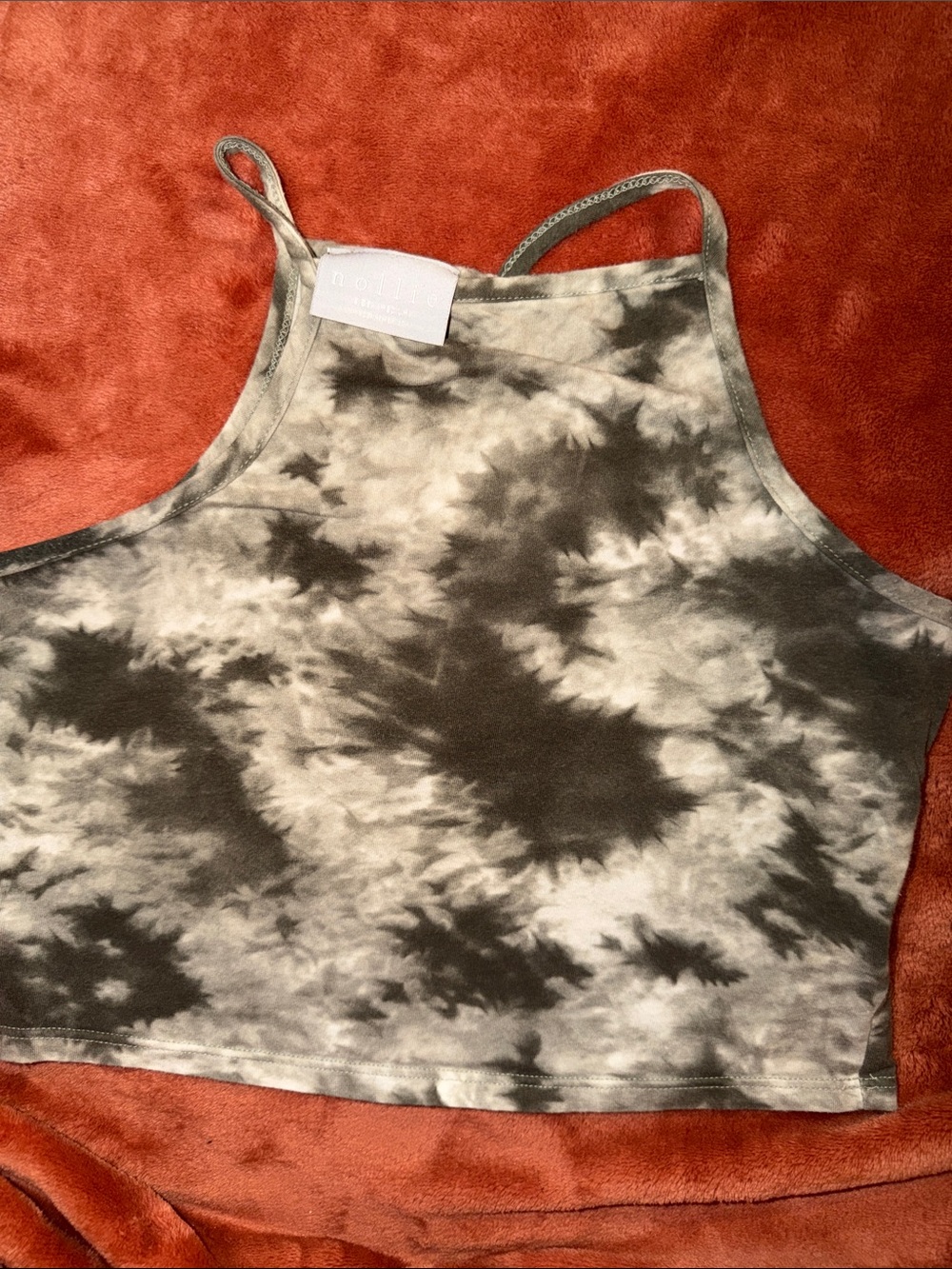 Nollie Tie-Dye Crop Tank Top